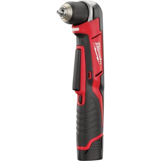 Milwaukee M12 Cordless Right Angle Drill/Driver Kit   3/8 Inch, Model 2415 21