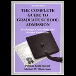 Complete Guide to Graduate School Admission  Psychology, Counseling and Related Professions