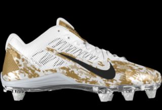 Nike Alpha Pro D iD Custom Mens Football Cleats   Gold