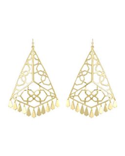 14k Samira Triangle Earrings