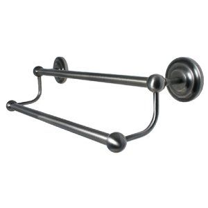 Allied Brass PQN 72 24 BBR Brushed Bronze Universal 24 Inch Double Towel Bar