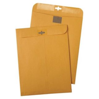Quality Park Postage Saving ClearClasp Envelopes   Brown (100 Box)
