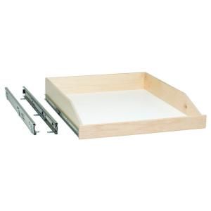 Slide A Shelf Made To Fit Slide Out Shelf, Full Extension, Ready To Finish Oak Front SAS FE L O