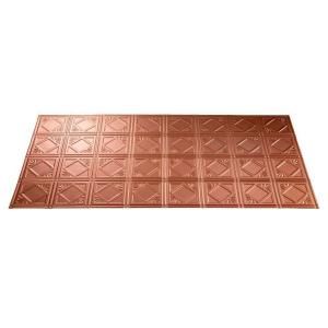 Fasade Traditional 4   2 ft. x 4 ft. Argent Copper Glue up Ceiling Tile G53 10