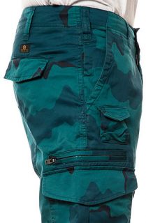 10 Deep Pants Siler Cargo Chipless Camo Teal