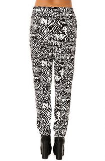 MKL Collective Pant Wild Night Jogger in Black & White