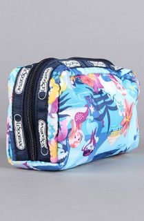 LeSportsac The Disney x LeSportsac Rectangular Cosmetic Bag With Charm in Tahitian Dreams