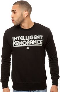 Play Cloths The Intel Crewneck Sweatshirt in Caviar