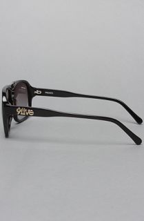 9Five Eyewear The Fronts Sunglasses in Black Gold