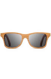 Shwood Eyewear The Canby Sunglasses in Light Oak Brown