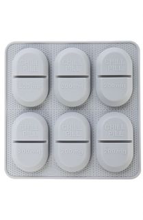FRED Novelty Chill Pill Ice Tray in Grey