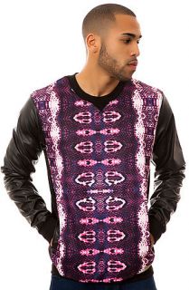 Entree The Cobra Skin Crewneck Sweatshirt in Purple