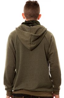 ARSNL The Kino Ninja Hoodie in Olive Camo French Terry