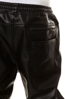 Allston Outfitters Pants PU Slouchy in Black