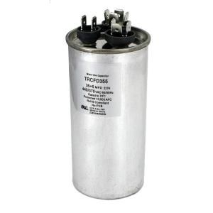 Packard 440 Volt 35/5 MFD Dual Rated Motor Run Round Capacitor TRCFD355