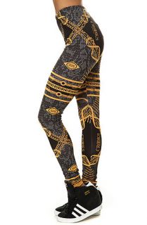 Crooks and Castles Leggings The Regalia Noir in Black