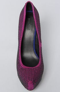 Matiko Shoes Pumps Lydia Shoe in Purple with Black Studs
