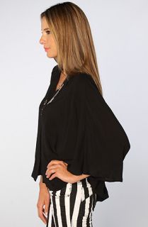 Cheap Monday The Ting Open Back Shirt in Black