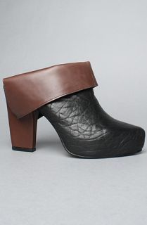 Jeffrey Campbell The Wing Man Shoe in Black and Brown