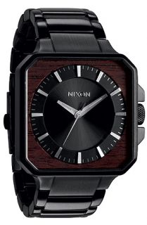 Nixon The Platform Watch in Dark Wood Black
