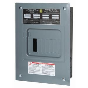 Square D by Schneider Electric QO 100 Amp 6 Space 12 Circuit Main Lug Indoor Load Center QO612L100FCP
