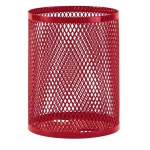 Ultra Play 32 gal. Diamond Red Commercial Park Portable Trash Receptacle EX 32 R