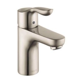 Solaris E 4 in. Single Hole Mid Arc Bathroom Faucet in Brushed Nickel 04167820
