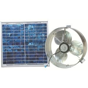 Ventamatic Solar Powered Power Attic Ventilator Gable Mount VXSOLARGABLEUPS