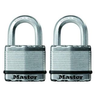Master Lock Magnum 2 in. Laminated Steel Padlock (2 Pack) M5XTCCSEN