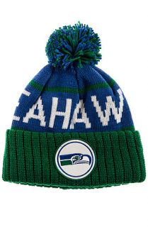 Mitchell & Ness Hat Seattle Seahawks High 5 Beanie in Blue