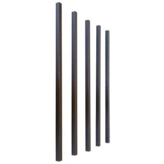 Pegatha 26 in. x 3/4 in. Aluminum Bronze Square Deck Railing Baluster (5 Pack) 26SBZ