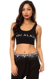 Married to the Mob Top The You Alaia in Black