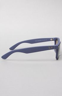 Ray Ban The 55mm New Wayfarer in Light Blue Rubber