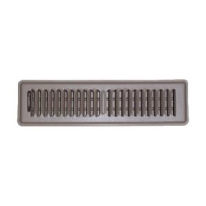 SPEEDI GRILLE 2 in. x 12 in. Brown Floor Vent Register with 2 Way Deflection SG 212 FLB