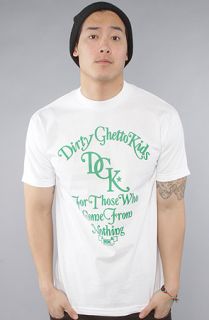 DGK The From Nothing Tee in White Green