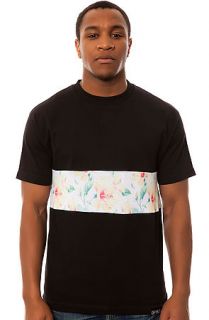 DFYNT Tee Hibiscus Stripe in Black