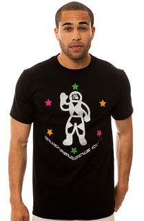 Billionaire Boys Club Tee Retro Spaceman in Black