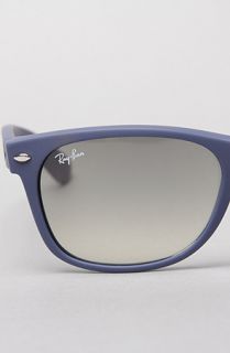 Ray Ban The 55mm New Wayfarer in Light Blue Rubber