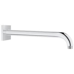 GROHE 12 in. Wall Arm Square in Starlight Chrome 27489000