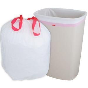 Husky 13 gal. Drawstring Kitchen Trash Bags (300 Count) HKYO13DS300W