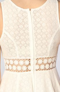 Free People The Daisy Waist Dress in Ivory