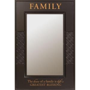 P. Graham Dunn 24 in. x 36 in.Black Carved Wood Framed Mirror MIT31