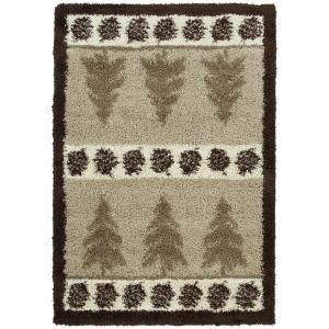 United Weavers  Spruce Mocha 7 ft. 10 in. x 10 ft. 6 in. Contemporary Area Rug 320 03795 811