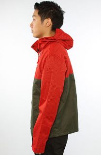 LRG (Lifted Research Group) Jacket Blood Hound Windbreaker in Olive