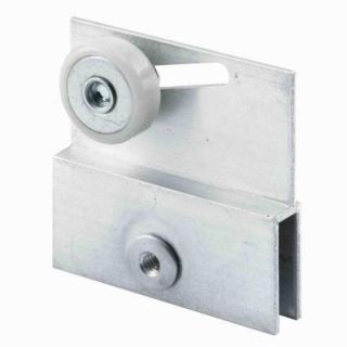 Prime Line Aluminum Roller Bracket for Sliding Frameless Shower Doors (2 Pack) M 6054
