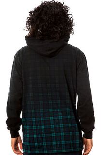 10 Deep Sweatshirt Nightfall Hooded Tee in Navy Plaid