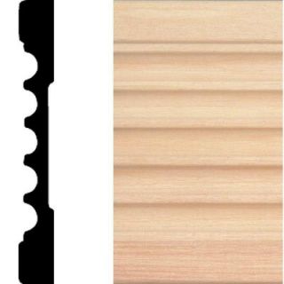 House of Fara 1/2 in. x 4 in. x 7 ft. Basswood Fluted Casing Moulding 769