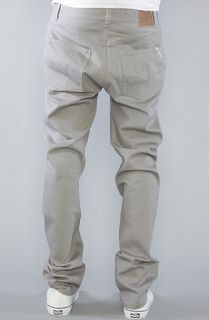 LRG (Lifted Research Group) Core Collection Slim Straight 5 Pocket Twill Pants in Graphite