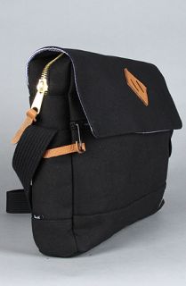 Herschel Supply Co. The Morgan 20 Oz Canvas Messenger Bag in Black