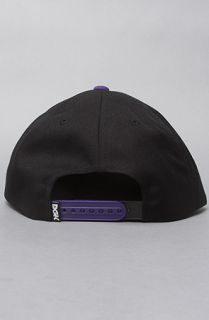 DGK The Haters Snapback Cap in Black Purple